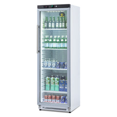 KOOLOTS Commercial 24" Glass Door Reach-In Refrigerator 13.6 Cu.Ft Beverage Display | KR400G