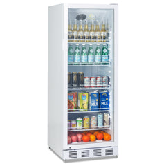 KOOLOTS Commercial 24" Glass Door Reach-In Refrigerator 13.5 Cu.Ft Beverage Display | KSC-370A