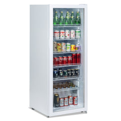 KOOLOTS Commercial 22" Glass Door Reach-In Refrigerator 8.5 Cu.Ft Beverage Display | KSC-248