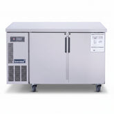 ICECASA Commercial 48" 2-Door Worktop Undercounter Refrigerator Stainless Steel 9.4 Cu.ft | ICE-120RT