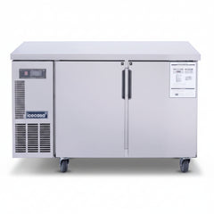 ICECASA Commercial 48" 2-Door Worktop Undercounter Refrigerator Stainless Steel 9.4 Cu.ft | ICE-120RT