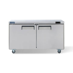 Commercial Undercounter Freezer, ICECASA 60 Inch 1 Door Under Counter Lowboy Worktop Freezer