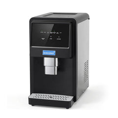 ICECASA Commercial 80 lbs/Day Nugget Ice Maker Countertop Soft Chewable Ice Water Dispenser Touch Screen | SKF-S30JW