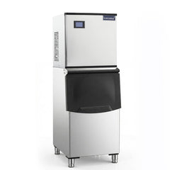 ICECASA Commercial 540 lbs/24H Modular Ice Maker Full Cube with 200 lbs Bin | Restaurant | ICE-M540F