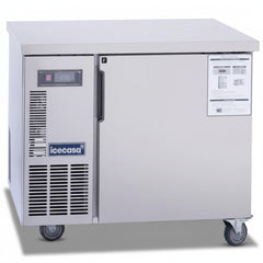 ICECASA Commercial 36" Single Door Worktop Undercounter Freezer Stainless Steel 6 Cu.ft | ICE-90FT