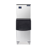 ICECASA Commercial 540 lbs/24H Modular Ice Maker Full Cube with 200 lbs Bin | Restaurant | ICE-M540F