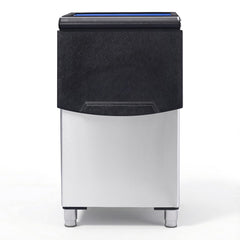 ICECASA Commercial 200 lbs Ice Storage Bin Soft-Close Door Stainless Steel | Restaurant | ICE-B200