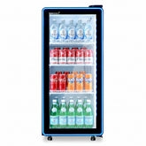 ICECASA Commercial 17" Single Glass Door Upright Beverage Refrigerator 5.6 Cu.Ft | ICE-170N