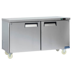 ICECASA 60" Stainless Steel Commercial Undercounter Fridge