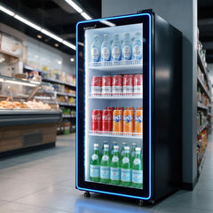 ICE-170N beverage refrigerator in a supermarket