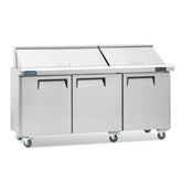 ICECASA 72 Inch Mega Top Sandwich Prep Table