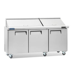 ICECASA 72 Inch Mega Top Sandwich Prep Table