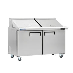 ICECASA 60" Stainless Steel Mega Top Sandwich Prep Table Refrigerator