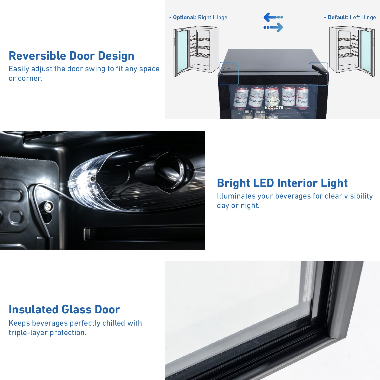 KSC-92 reversible door and LED lighting