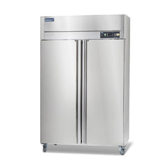 2 Door Commercial Refrigerator, ICECASA 48 Inch Restaurant Commercial Upright Fridge, Reach-In Cooler