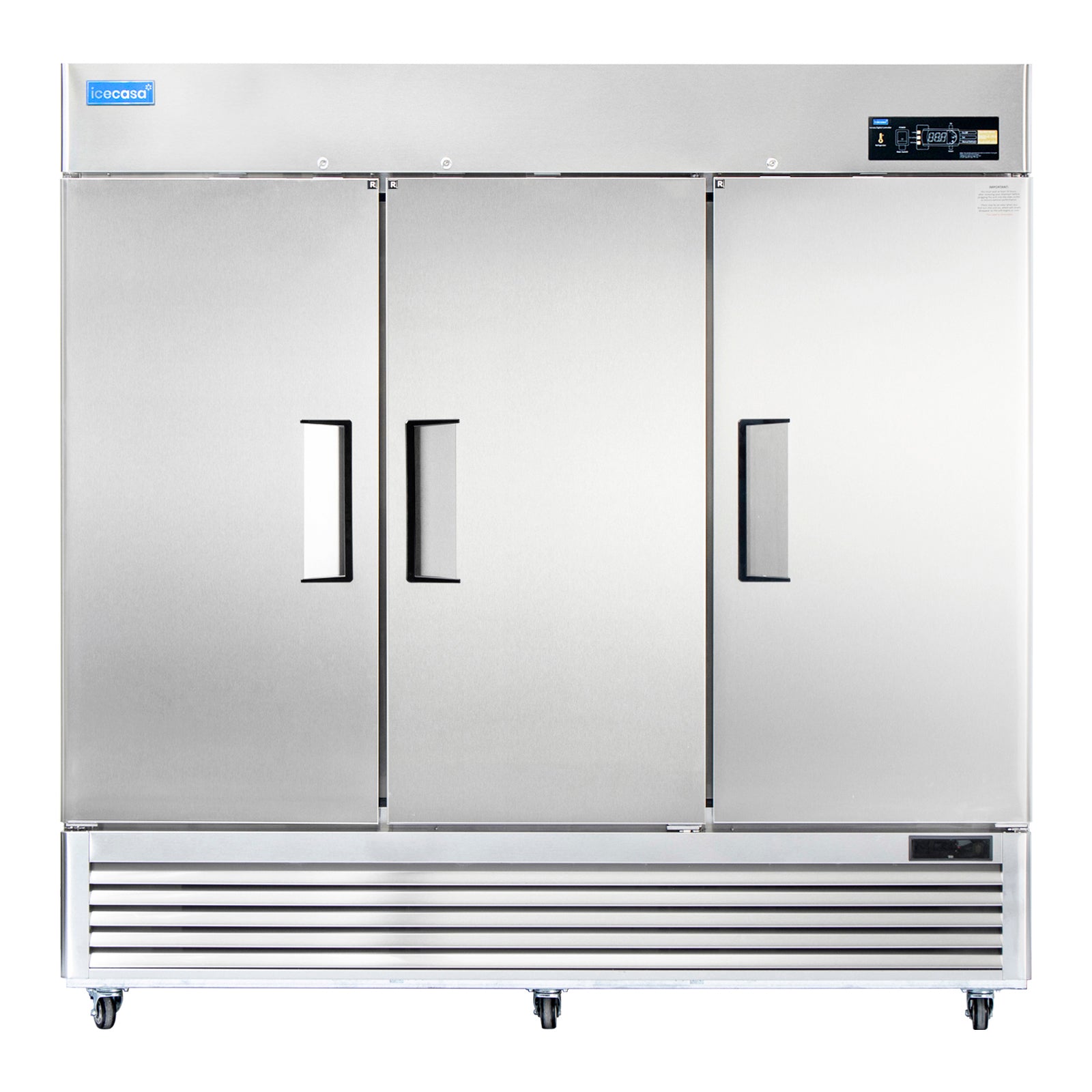 Door Commercial Refrigerator, ICECASA 82 Inch Restaurant Commercial