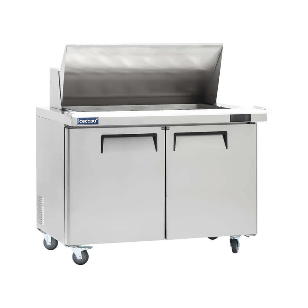 ICECASA 48 Inch Mega Top Sandwich Prep Table