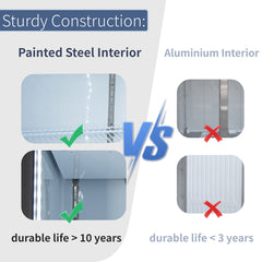 ICECASA 24" 1 Door Commercial Beverage Cooler, Single Glass Door Commercial Drink Refrigerator