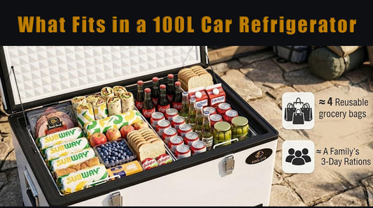 What Fits in a 100L Car Refrigerator: A Real Packing Guide