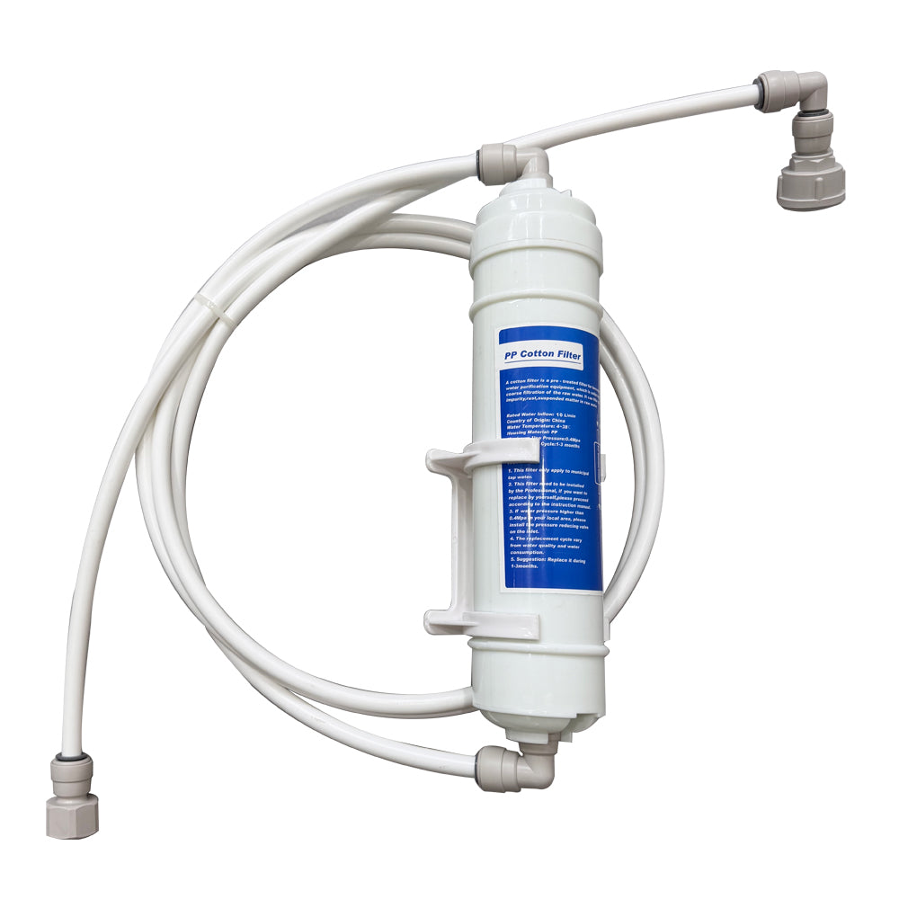 ICECASA Commercial Ice Maker Accessory Inlet Hose with Built-in Filter