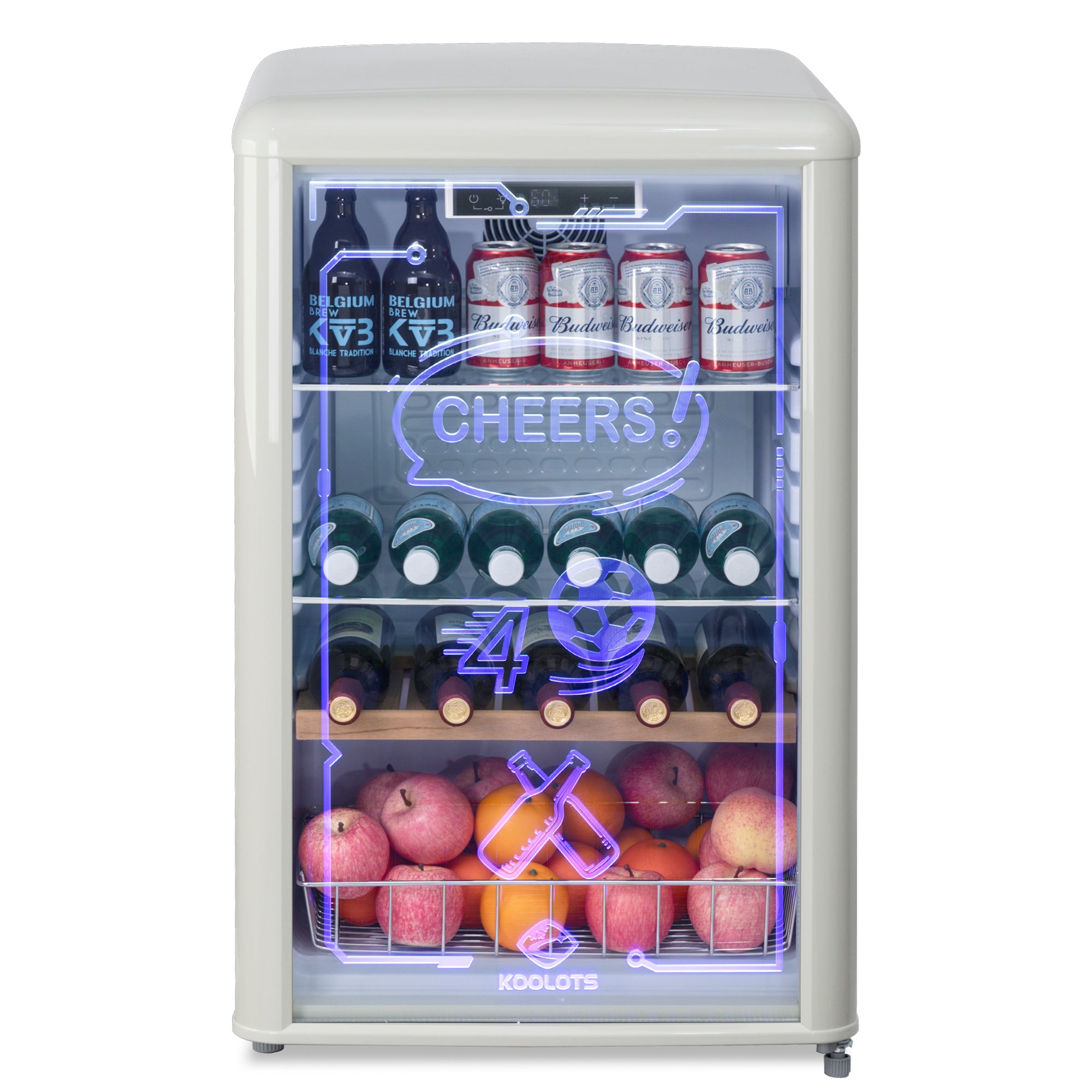 KOOLOTS KJCS-125C Retro Beverage Cooler — alternate view