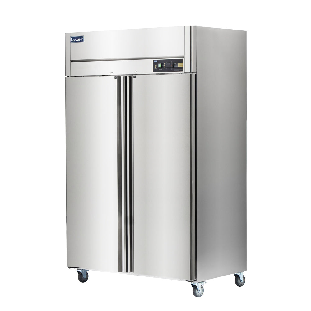 ICECASA 48" Freezer For Commercial, Industrial 1 Door Reach-In Commercial Stand Up Freezer
