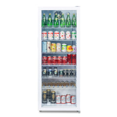 KOOLOTS Commercial 22" Glass Door Reach-In Refrigerator 8.5 Cu.Ft Beverage Display | KSC-248
