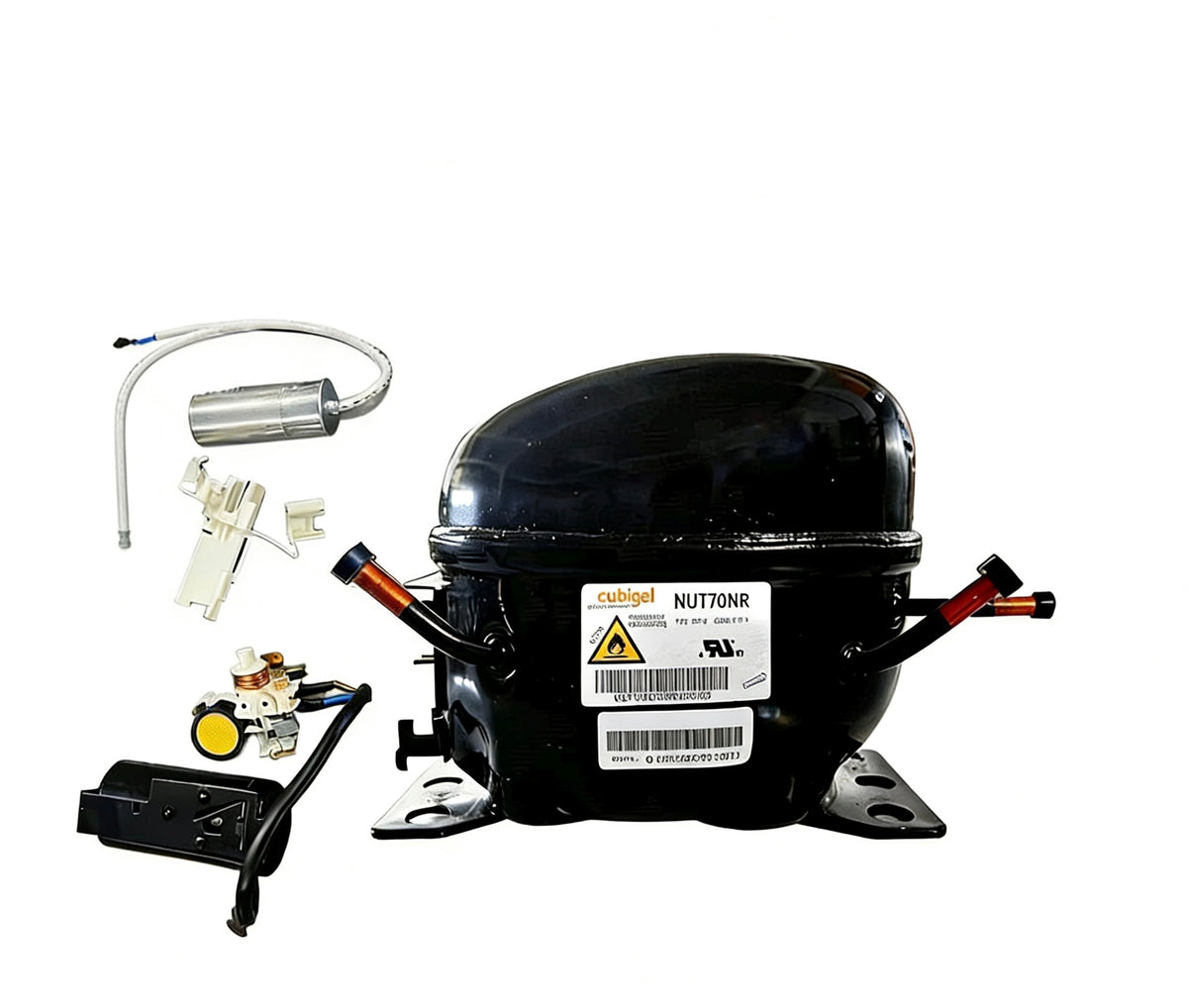 ICECASA Cubigel NUT70NR 1/2 HP R290 Refrigeration Compressor 115V | NUT70NR