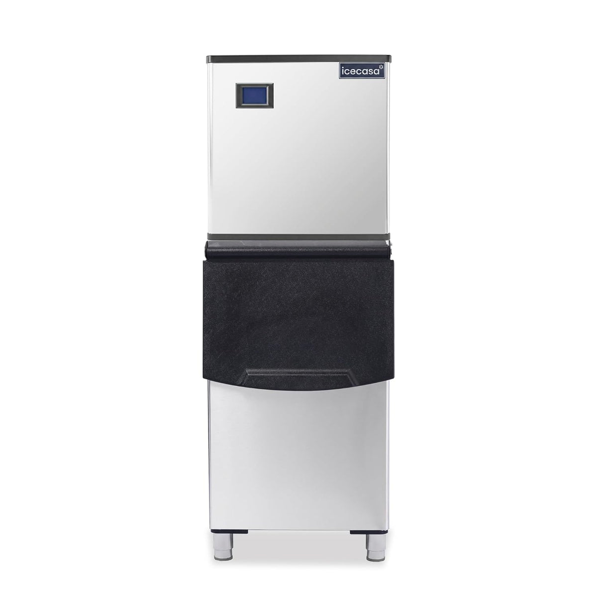 ICECASA Commercial 540 lbs/24H Modular Ice Maker Full Cube with 200 lbs Bin | Restaurant | ICE-M540F