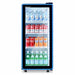 ICECASA Commercial 17" Single Glass Door Upright Beverage Refrigerator 5.6 Cu.Ft | ICE-170N