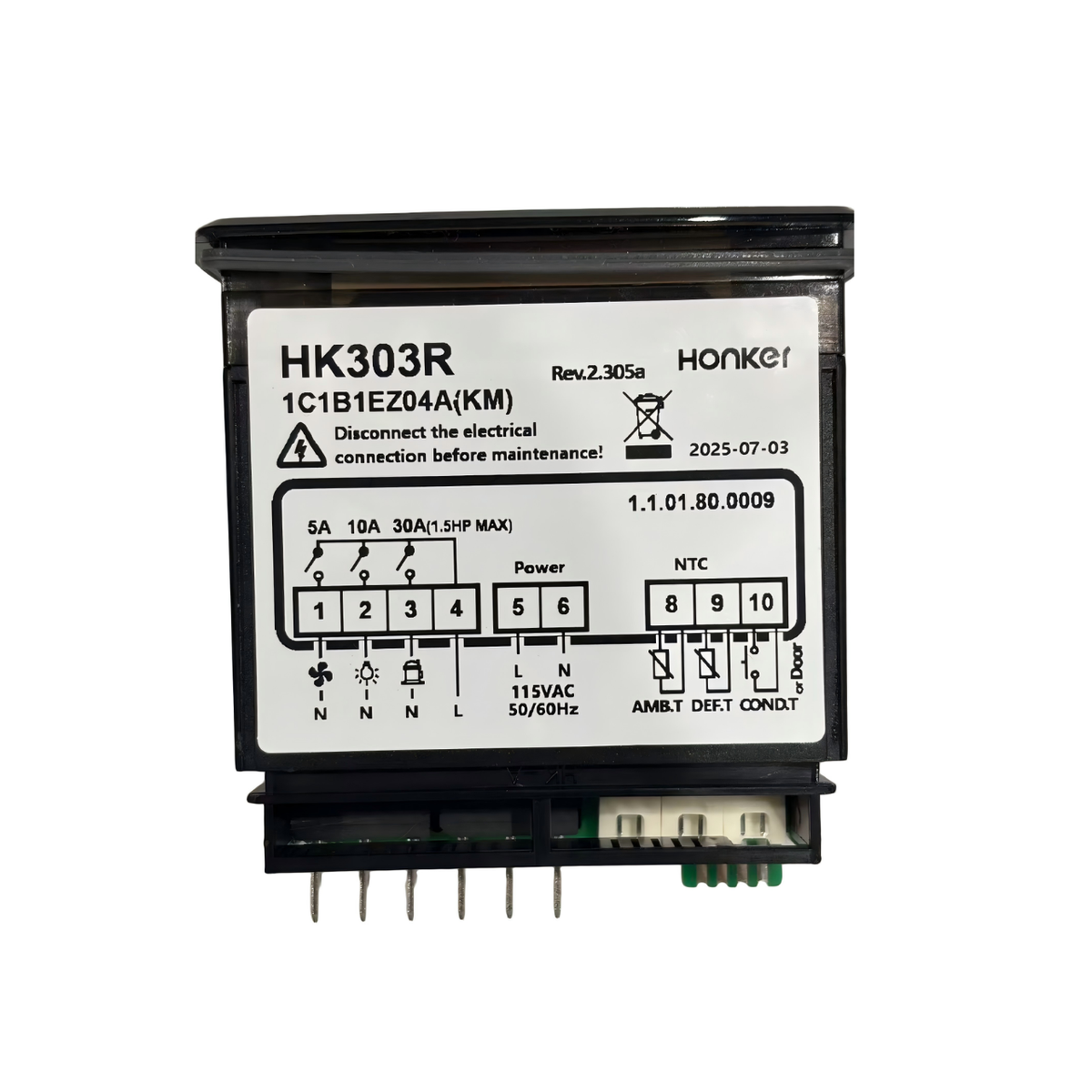 ICECASA Commercial Replacement Temperature Controller for Refrigeration | HK303R