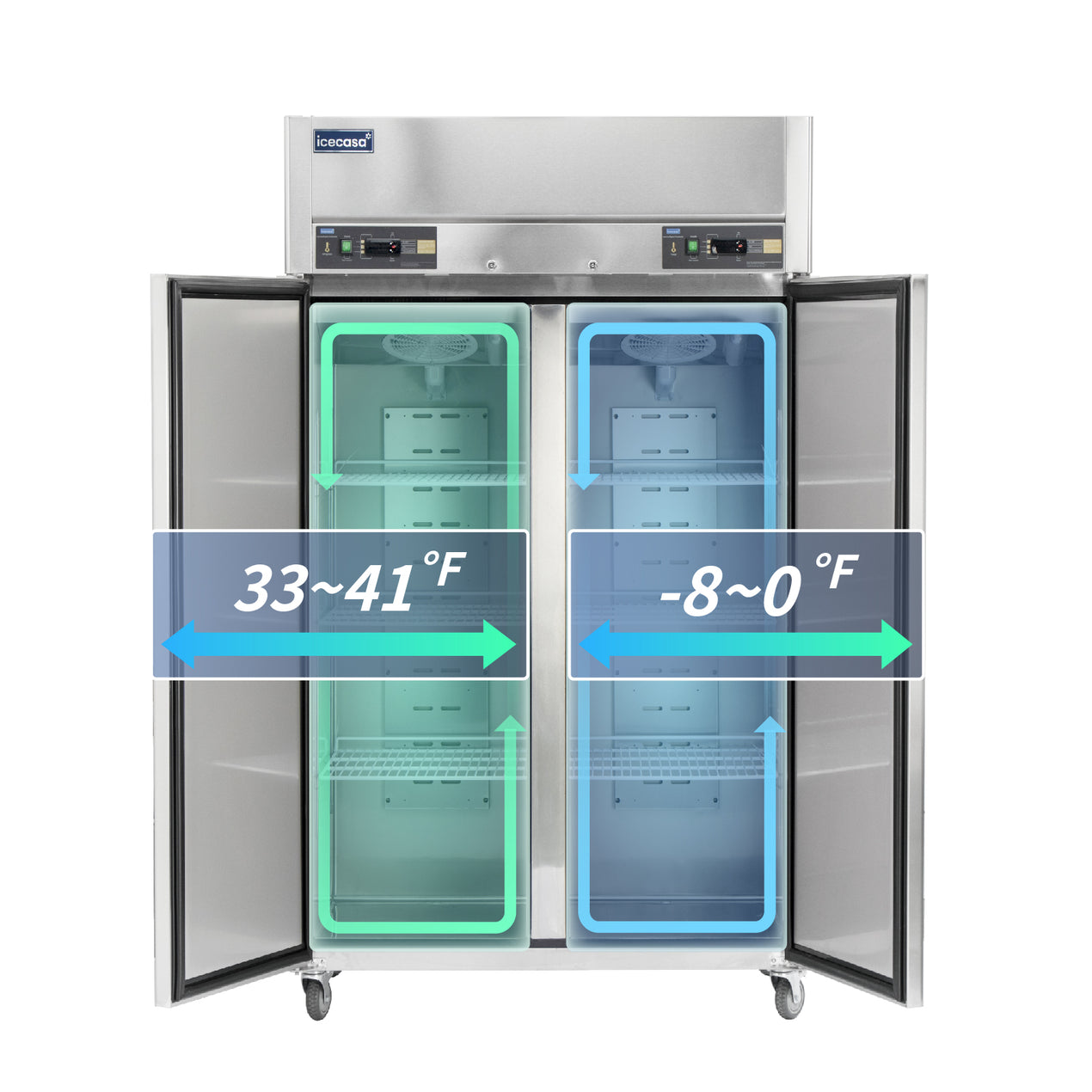 Commercial Ice Machine, ICECASA Commercial Ice Maker 350 lbs/24H Ice w