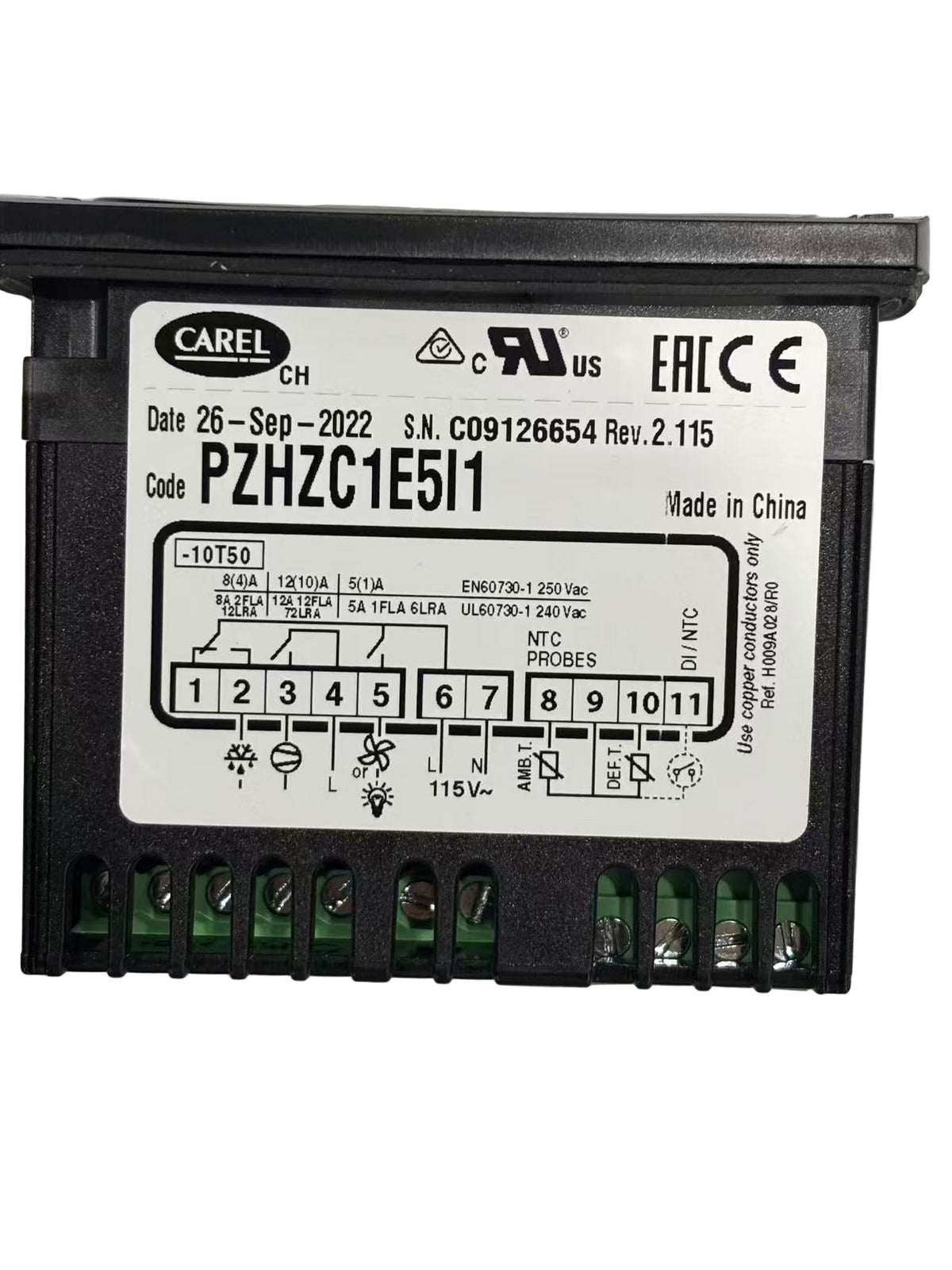 ICECASA Commercial Replacement Temperature Controller for Freezer | CAREL