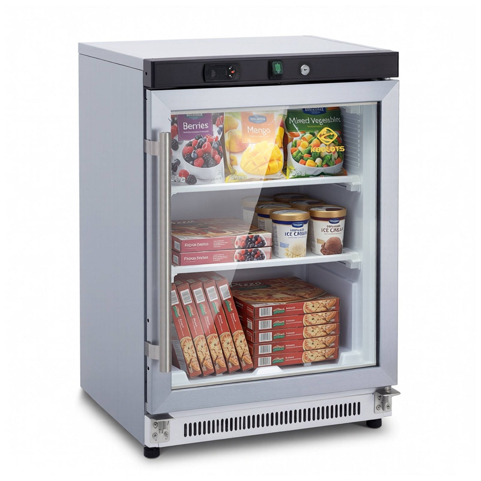 KOOLOTS KF200G Upright Freezer — alternate view