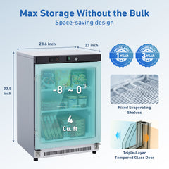KF200G dimensions and storage capacity