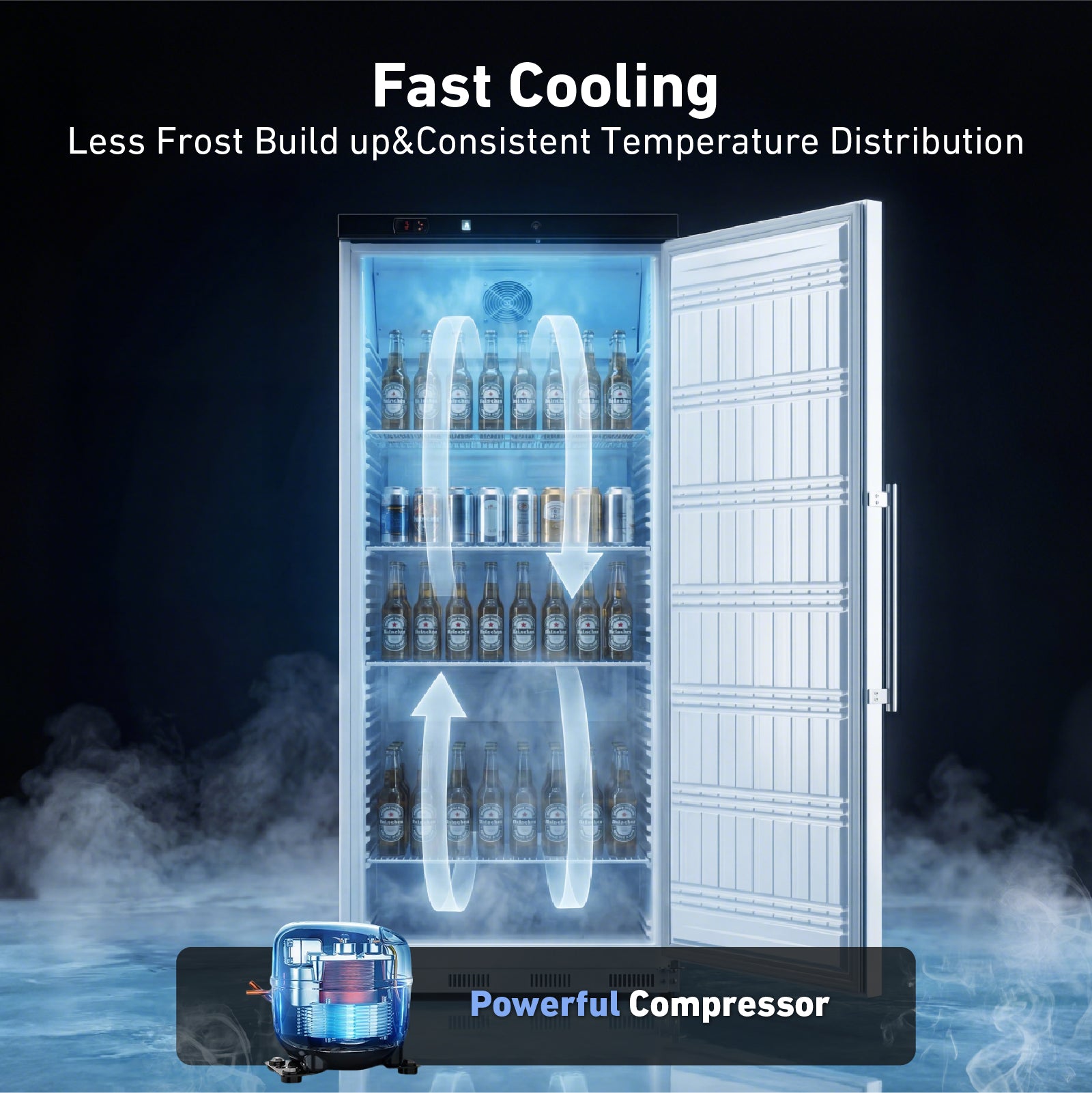 KR600 fast cooling and quiet operation