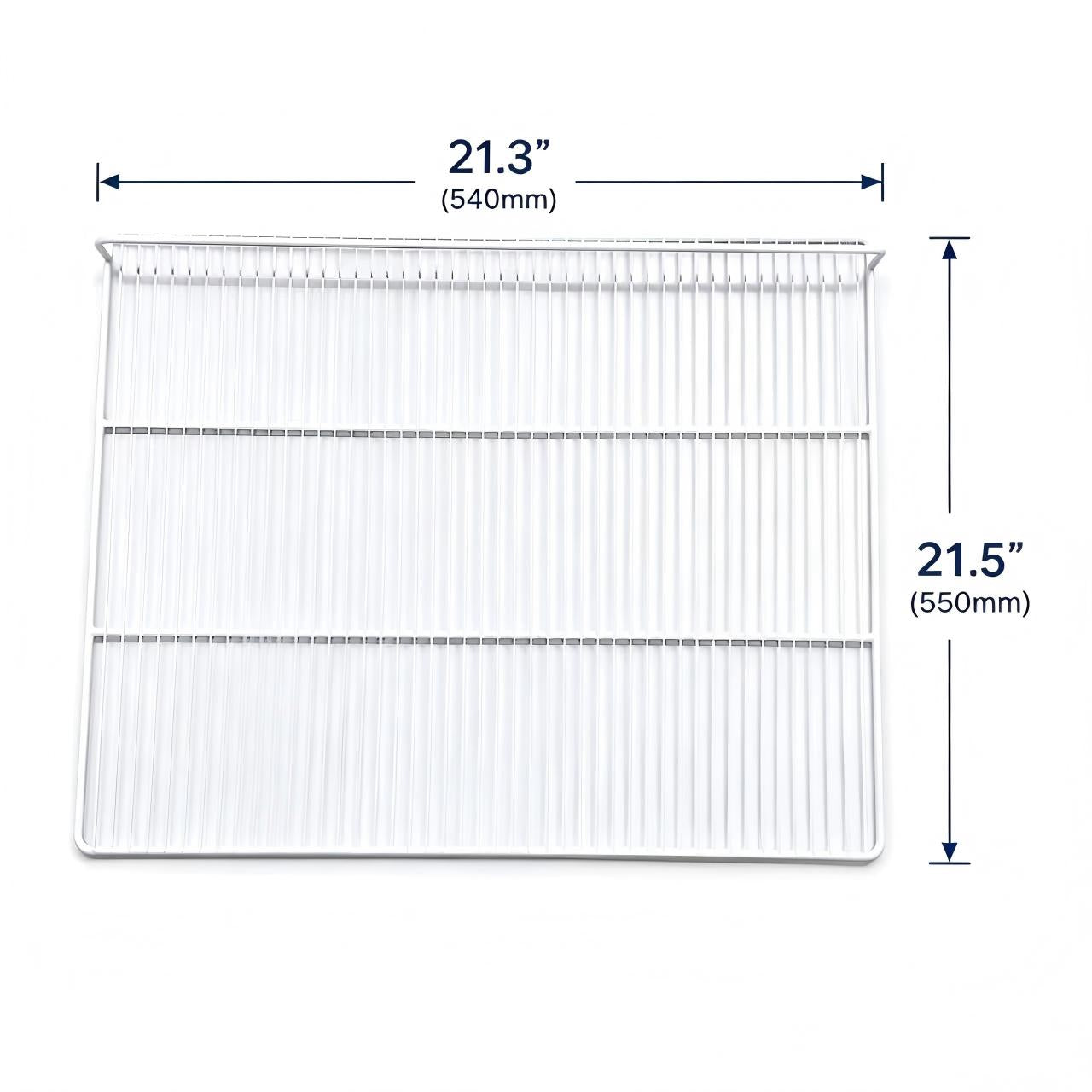 2-Pack Food Shelves with 8 Shelf Clips Compatible with MK-48R & MK-48F Freezer