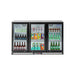 ICECASA Beverage Refrigerator, 3 Glass Door Back Bar Fridge Commercial Beer Cooler Merchandiser