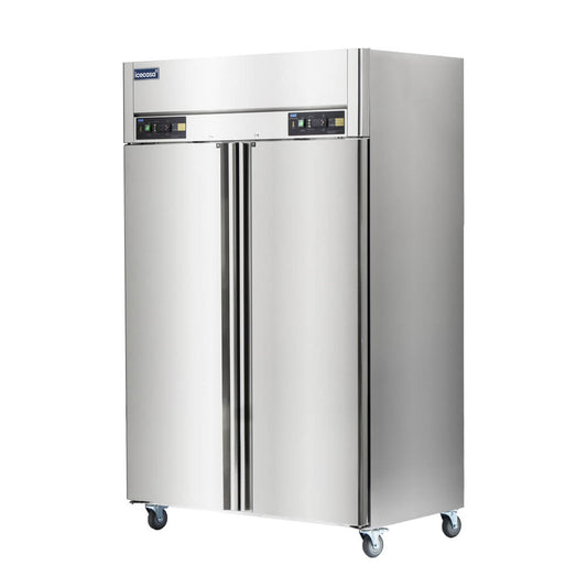 ICECASA 48 Inch Commercial Refrigerator, Restaurant 2 Door Reach-In Commercial Upright Fridge, Cooler 1000