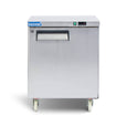 Commercial Undercounter Freezer, ICECASA 27 Inch 1 Door Under Counter Lowboy Worktop Freezer