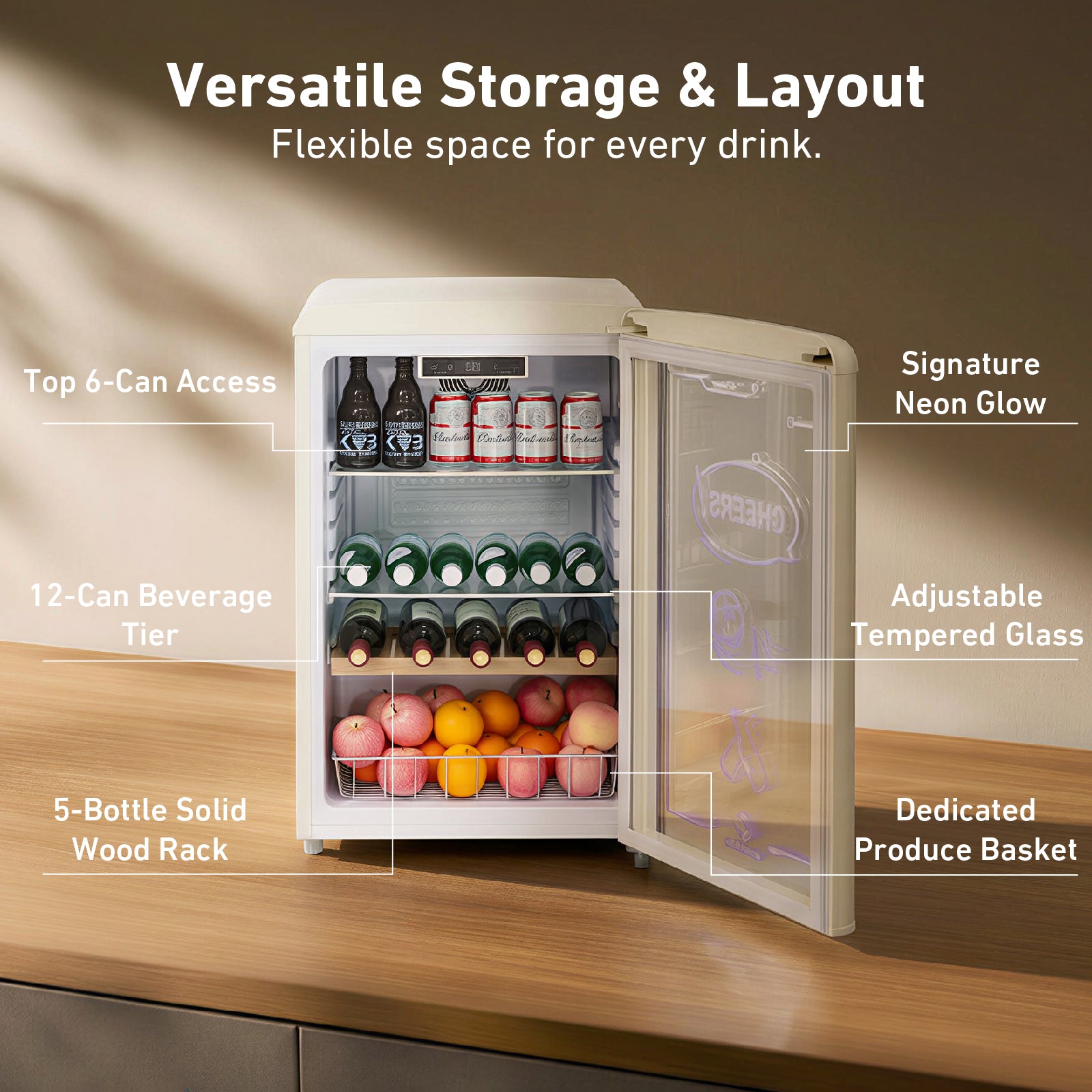 KJCS-125C dimensions and storage capacity